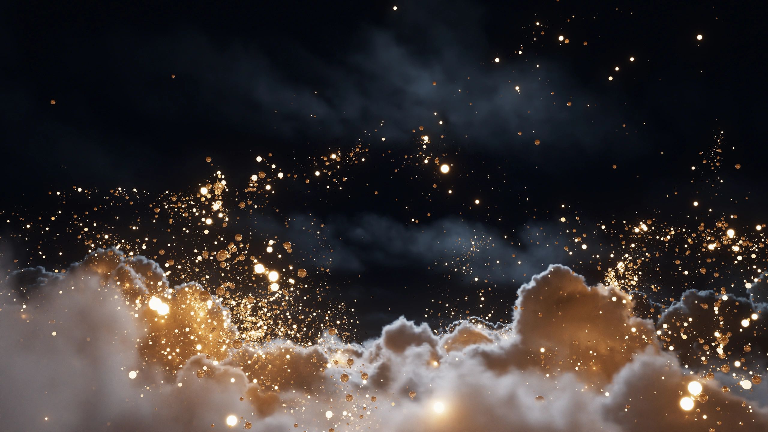 Abstract night-sky style background with copy space